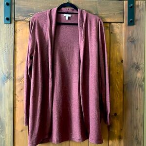 Womens Long Soft Open Front Cardigan